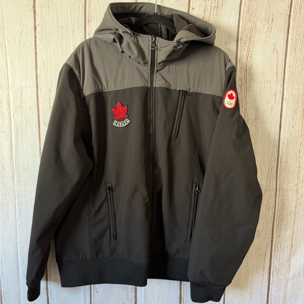 Hudson's Bay Team Canada Olympic Men's Hooded Softshell Jacket XL